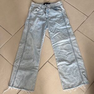 Veronica Beard Light Blue Flare Jeans